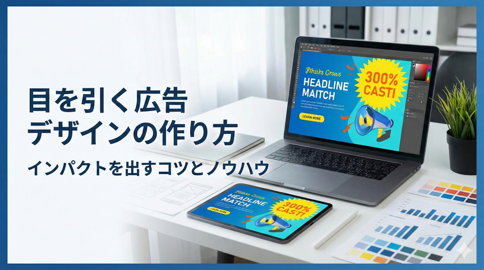 【目を引く広告】デザインの作り方とコツ！インパクトを出す方法