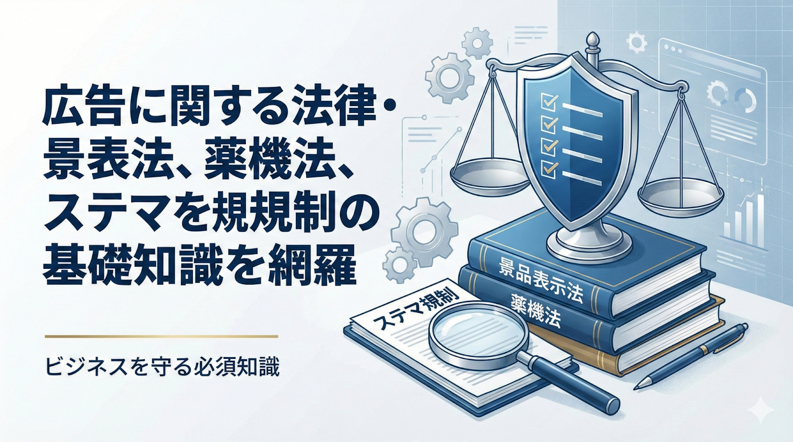 広告に関する法律・規制を徹底解説！景表法やステマ対策の基礎知識